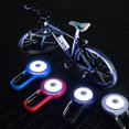 thumbnail image 3 of Luces para perros con clip azul, lámpara colgante para perros de 2 piezas, 3 modos de iluminación con collares luminosos LED impermeables recargables por USB para perros, 3 of 5