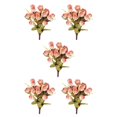 thumbnail image 1 of Bearachild Ramo de flores artificiales de 15 cabezas, capullos de rosas falsos realistas, ramo decorativo para el hogar, oficina, fiesta de boda Type8 NO8 Bearachild CBP123331, 1 of 4