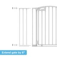 thumbnail image 3 of Perma Child Safety White 8" Pressure Mounted Baby Gate Extension, 3 of 5