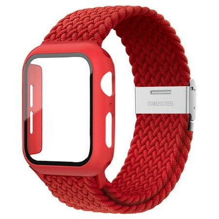 Yepband Braided Solo Loop for Apple Watch Bands 45mm 44mm 38mm 40mm 41mm 42mm 49mm for Women Men, Adjustable Elastic Sport Band Nylon Wristbands Replacement for iWatch Series Ultra 8 7 SE 6 5 4 3 2 1