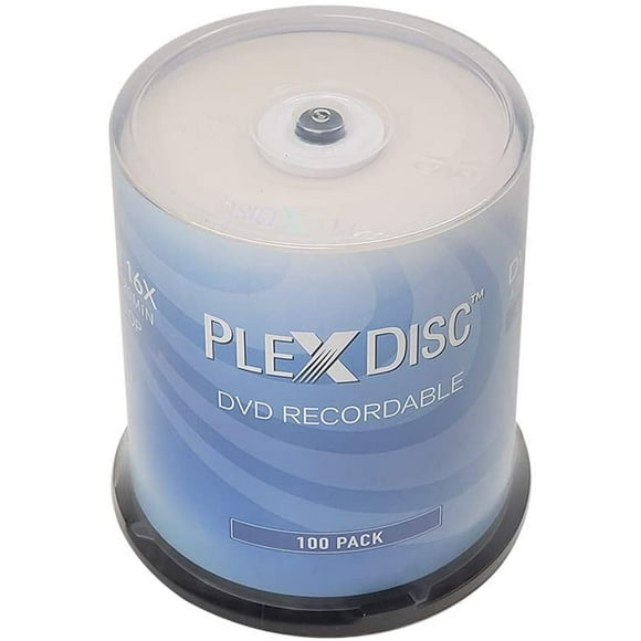 PlexDisc DVD-R 4.7GB 16x Disque de Support Enregistrable - 100 Broche de Disque (FFP) 632-815-BX