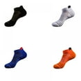 thumbnail image 4 of Catlerio Mens Sports Trainer Liner Ankle Socks Cotton Rich Low Cut Breathable Outdoor Hiking Cycling Socks, 4 of 4