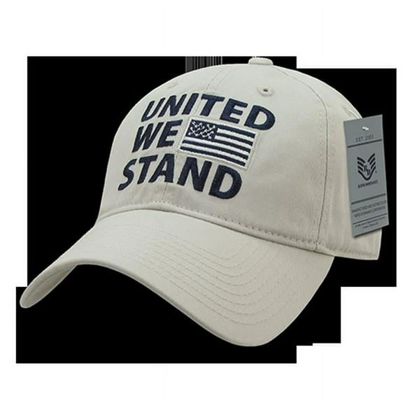 Rapid Dominance A03-1UWS-STN United We Stand Relaxed Graphic Cap, Stone