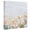 White, variant on Garden Flower Canvas Wall Art for Living Room Bedroom Bathroom, Oilpainting Pink Yellow Blue Floral Canvas Art Wall Decor, Artwork for Walls Home Office Decor, 12"x12"