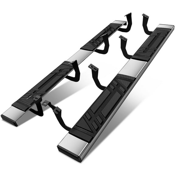 DNA Motoring 6.5" Side Step Nerf Bars Running Boards for 2022-2024 Toyota Tundra Double Cab