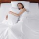 thumbnail image 4 of Juego de sábanas Bedsure Twin XL GentleSoft, transpirable, color blanco, 4 of 8