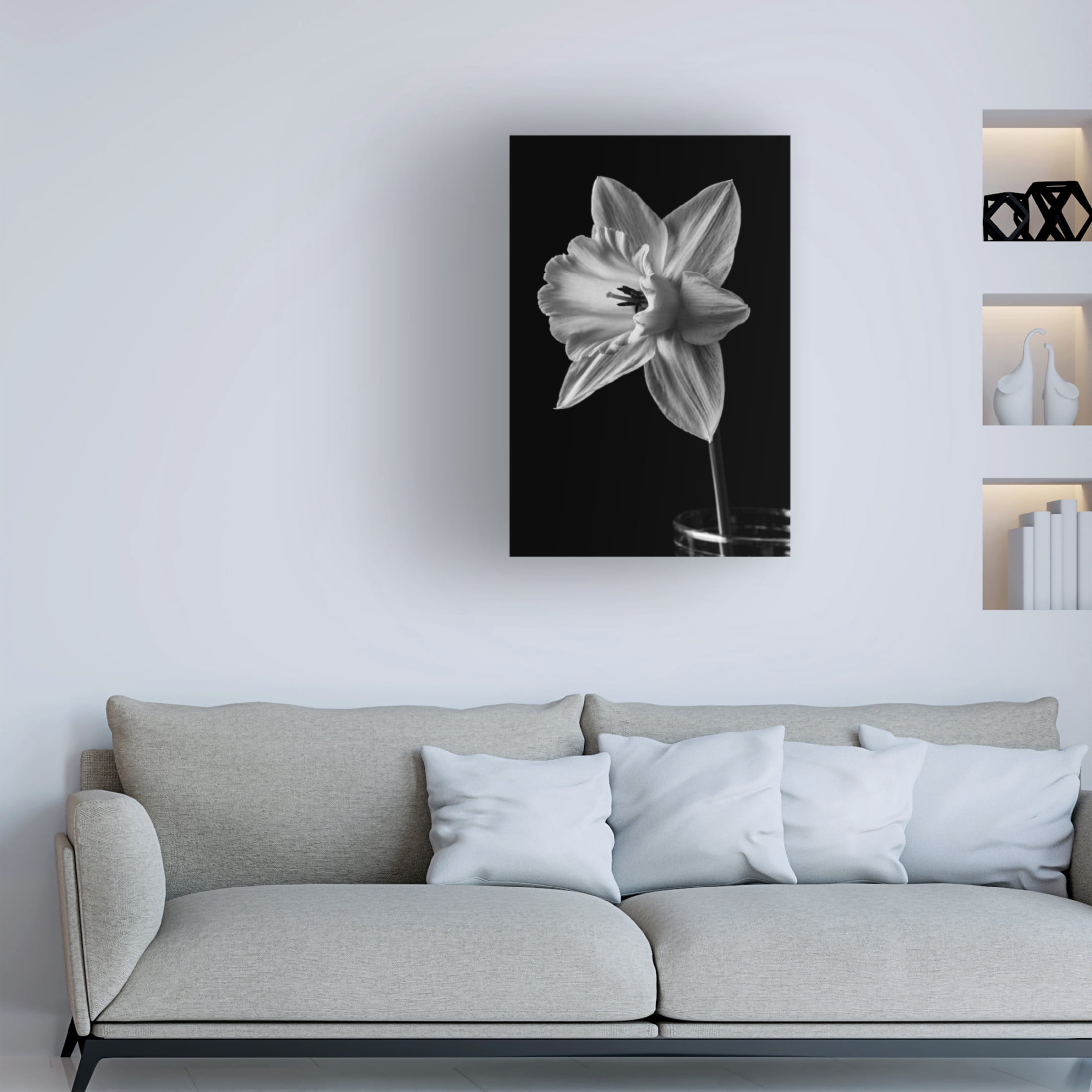 Canvas Wall Art - Edward M. Fielding 'Narcissus May 2015' Wall Art for Living Room, Bedroom, or Office D?cor by Trademark Fine Art - 22 x 32 Inches