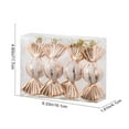thumbnail image 3 of Christmas Candy Hanging Ball Gift Box Set Creatives Color Painting Christmas Balls Christmas Tree Hanging Balls Pendant Christmas Decoration Set (Rose Gold), 3 of 6