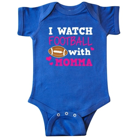 

Inktastic I Watch Football with My Momma Gift Baby Girl Bodysuit