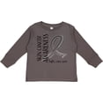 thumbnail image 3 of Inktastic Skin Cancer Awareness- Fight, care, cure Boys or Girls Long Sleeve Toddler T-Shirt, 3 of 5