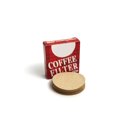 thumbnail image 1 of Coffee Filter Paper Coffee Filter Coffee Pot Filter Paper Disposable Filter Paper 100Pcs Coffee Filter Paper Coniferous Wood Round Shaped Filter Paper Drip Coffee Pot Making, 1 of 1