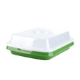 thumbnail image 4 of Kit de Germination de Graines en Plastique avec Couvercles Transparents Rétention d'Humidité, Trous d'Enracinement Denses – Plateau de Germination Hydroponique Sans Sol pour Haricots Mungo, Herbe de Blé, Herbe à Chat et Plus – Inclut 2 Plateaux, 4 of 6