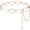 Gold-s38, variant on Luvatar Women's Metal Chain Dress Belt, Hollow Out Daisy Skinny Waist Belt for Sweater Dress Jeans Bikini, Adjustable 45 Inch Gold Silver Gift