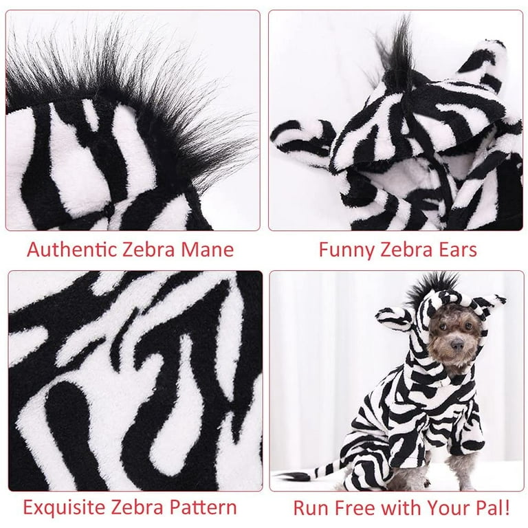 Zebra Dog Costume