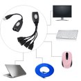 thumbnail image 4 of 4 Usb To Rj45 Extension Cable  4 Usb To Rj45 Adapter Usb  Adapter  Usb Extension Extender   Adapter 4 Ports USB 2.0 To RJ45 Hub Ethernet Extension Extender  Adapter Cable Cord, 4 of 8