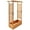 Orange, variant on Raised Garden Bed with Wood Trellis, Outdoor Planter Box for Tomatoes, Climbing Vegetables, Herbs, Flowers, Patio Pots, Hanging Roof & 2 Drainage Holes, 66.1 Inch Tall (Orange)