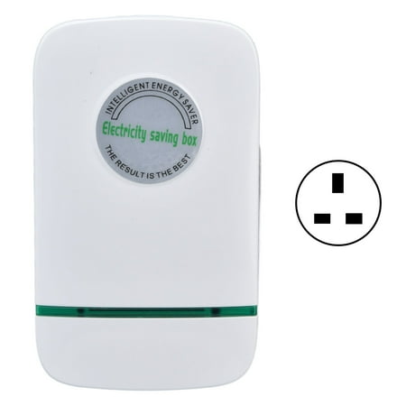 

Electricity Saving Box Voltage Current Stabilization Energy Saving Power Saver for Electrical Appliances 90V to 250VUK Plug