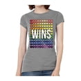 thumbnail image 1 of T-Shirt à Manches Courtes pour Femmes Love Wins - Heather - Large, 1 of 1