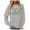 A01-Light Gray, variant on Godom Womens Sweatshirt Crewneck Long Sleeve Shirts Loose Fit Letter Print Tops Fall Fashion