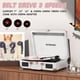 thumbnail image 4 of Tocadiscos de vinilo RetroAudio Bluetooth de 3 velocidades White Rose, 4 of 7