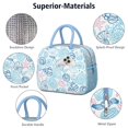 thumbnail image 4 of Lunch Bag Lunch Box for Women Reusable Insulated Lunch Bags,Water-Resistant Seashell Summer Beach Cooler Lunch Tote Bag, Large Capacity for Work Travel Picnic, 4 of 6