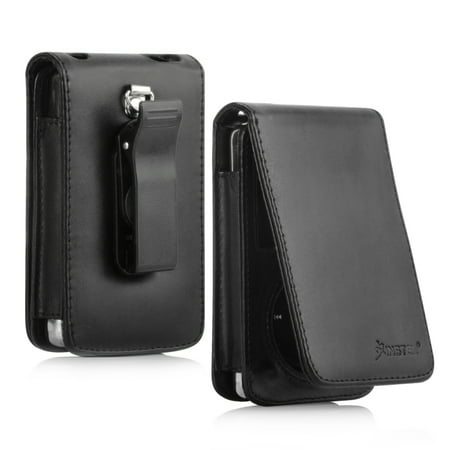 Insten Leather Case w/ Strap For Apple iPod classic 120GB / 80GB, Black