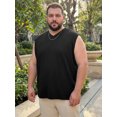 thumbnail image 4 of DARING DIVA Men's V-Neck Soft Breathable Sleeveless Undershirt Tank Top XL Black, 4 of 7
