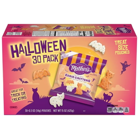 (Pallet of 204)Mothers Halloween Circus Animals Cookies  15 oz  30 Count. Shelf Stable Shortbread Frosted Cookies(Use by 03/09/2024)