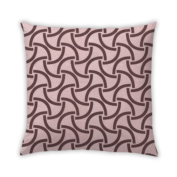 Ahgly Company Outdoor Square Contemporary Throw Pillow, 18 inch by 18 inch