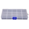 thumbnail image 3 of 4 cajas de almacenamiento de plástico, 10 compartimentos con compartimentos ajustables para clasificar cajas de almacenamiento, pendientes, piezas pequeñas y accesorios. Sailing Electrónica, 3 of 4