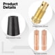 thumbnail image 4 of Kit de 24 puntas de boquilla sin gas con núcleo fundente, kit de repuesto de accesorios para pistola de soldadura Mig, compatible con soldador MIG Eastwood 135/175 Weld-Pak 100HD 125HD 140HD, 4 of 6