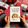 thumbnail image 4 of Tarjeta de San Valentín Serzhiho Cute Taco para marido/mujer, 4 of 8