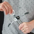 thumbnail image 6 of Chrome Plated Winged Corkscrew & Bottle Opener, 6 of 7