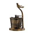 thumbnail image 2 of Elegante soporte para para ros, bandeja para cenizas, artesanía, escultura, estatua para interior, accesorios libre, centro de Pájaro Macarena Escultura de escritorio, 2 of 8