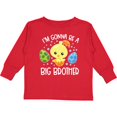 thumbnail image 3 of Inktastic Easter I'm Gonna Be a Big Brother with Green and Blue Eggs Boys Long Sleeve Toddler T-Shirt, 3 of 5