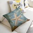 thumbnail image 5 of starfish corals algaelinen throw pillowcase decoration pillowcase gifting preferred 20x20 inch cushion cover 2 sets sofa pillowcase sofa bedroom living room car, 5 of 7