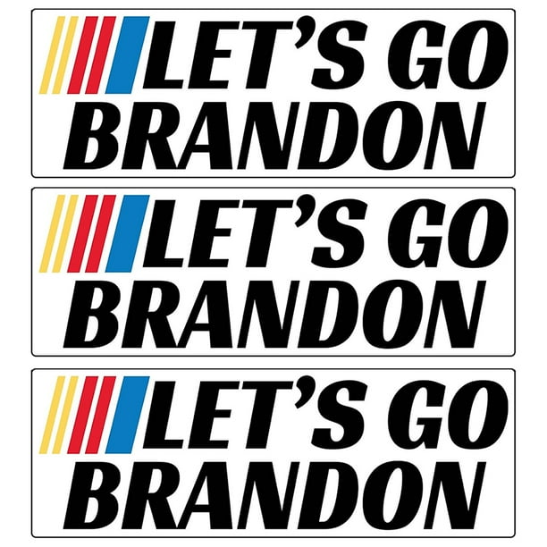 Let'S Go Brandon Stickers Car Bumper Sticker Decal Funny Para Monopatín Laptop Hardhat Guardurnaity VI012137-03