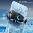thumbnail image 2 of Cell Phone Cooler Mobile Game Controller PUBG Game Controller Trigger Grip Cellphone Radiators, 2Gear Positions Fan and 4 Button Pulse Gears for 6.5 to 9.5mm Thickness Mobile Phone, 2 of 5
