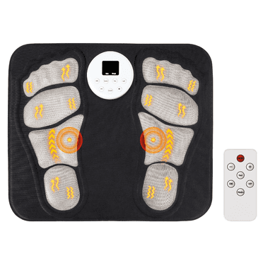ARDIKAMA Foot Massager Mat for Pain Plantar Relief, Muscle Relaxation, Improve Circulation, Portable & Rechargeable Feet Massager Pad with 6 Modes &19 Levels