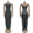 thumbnail image 6 of Figdaw Strapless Rhinestone Maxi Dress for Women,Formal Evening Gown with Back Slit,Slim Fit Long Dresses(Black,XL,C6962), 6 of 6