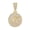 Gold Aquarius, variant on Men's Women's Stainless Steel Full Simulated Diamond CZ Charm 12 Zodiac Sign Necklace Astrology Amulet Pendant Collar Chains Gold Leo