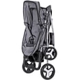 thumbnail image 2 of ZENSTYLE 4 Wheels Pet Stroller Foldable Carrier Strolling Cart for Cat Dog w/ Storage Basket Gray, 2 of 7