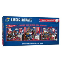 YouTheFan NCAA Kansas Jayhawks Purebred Fans Gameday in the Dog House 1000PC Puzzle