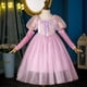 thumbnail image 1 of Vestido de princesa de pelo largo Vestido de niña Rapunzel Vestido de malla brillante de verano de manga corta, 1 of 6