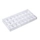 thumbnail image 4 of Molde de plástico para chocolate, molde antiadherente, fondant, bricolaje, bandeja de 24 ranuras, suministros de herramientas de Sugarcraft para el hogar Methold HA003542-00, 4 of 7