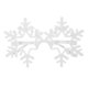 thumbnail image 1 of Snowflake Eyewear for Party and Decor White ABS Material Unique Photo Prop Easily Match Outfits 1 Pair, 1 of 5