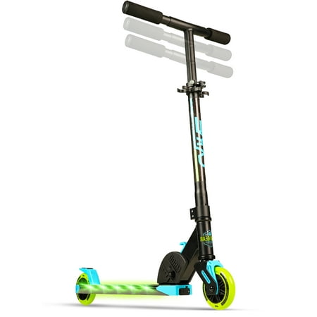 Madd Gear Flight Light-up Kids Kick Folding Scooter - Height Adjustable Unisex 3 Yrs +