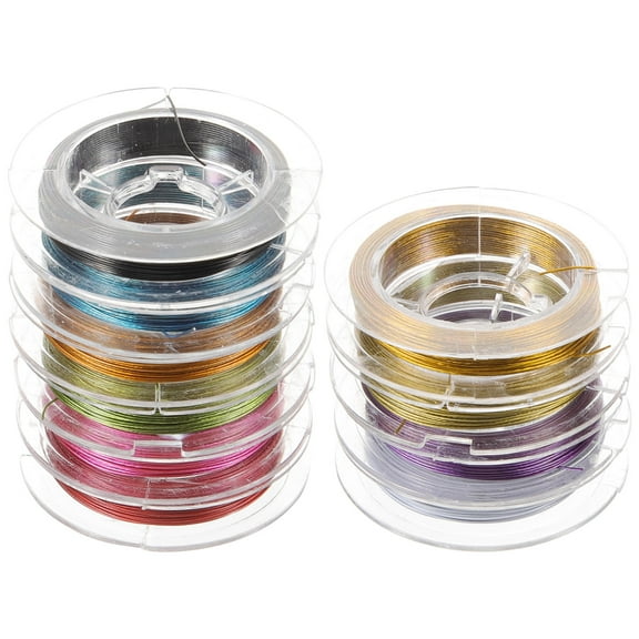 GAXIRE Jewellery Making Wire Jewelry Beading Wire Metal 1 Set