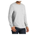 thumbnail image 4 of Yellow Rooster Mens Tall Long Sleeve Essential Pocket Tee Ash 4XLT, 4 of 4