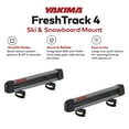 thumbnail image 3 of Yakima FreshTrack 4 Universal Roof Top Mount Ski and Snowboard Rack, Black, 3 of 10